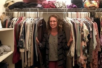 Anne gives a closet tour