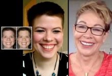 split screen of woman discovering who she really is with Carol Tuttle
