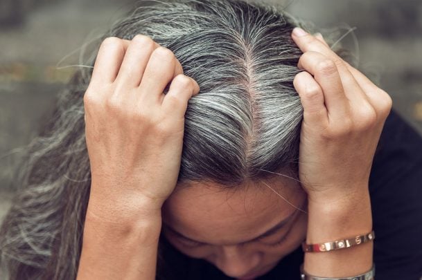 Black And White Hair  Edgy blonde hair, Hair styles, Grey hair