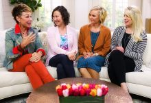 Carol sitting with a panel of women who have a secondary Type 2 energy