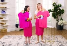 Kalista and Jaleah each holding pink clothes in their Type