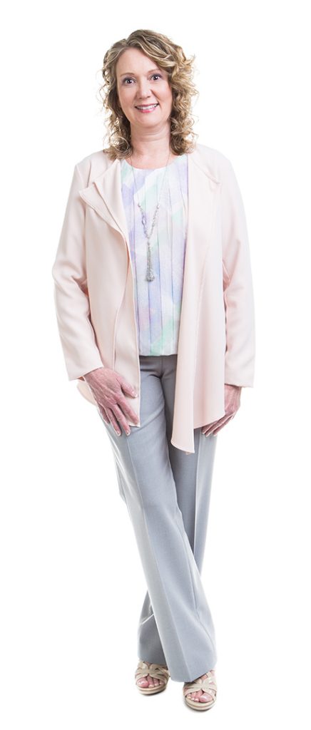 Soft subtle Type 2 woman in professional wear