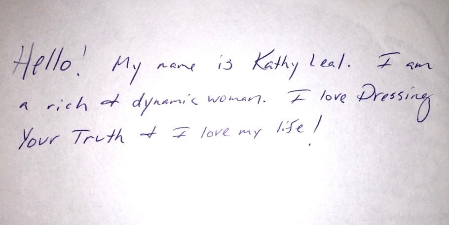 Kathy Type 3 Handwriting