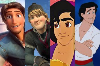 Disney Prince - Flynn Rider, Kristoff, Aladdin, Eric