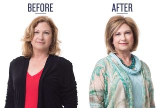 Carol Tuttle with an over 50 soft subtle Type 2 makeover