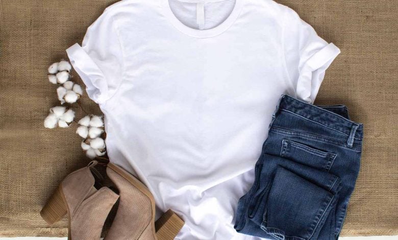 jeans shirt with white t shirt