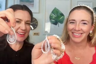 Kalista and Jaleah in jewelry unboxing May 2025