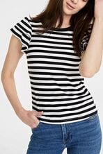 ON 34TH Women's Flutter-Sleeve Ribbed Top, Created for Macy's