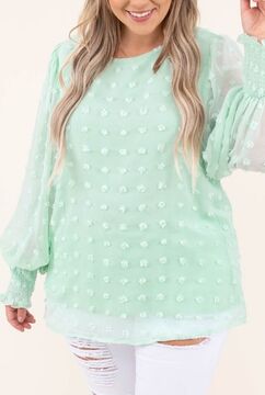 Fine And Dandy Blouse, Mint