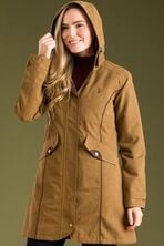 Una Ladies Waterproof Coat - Camel